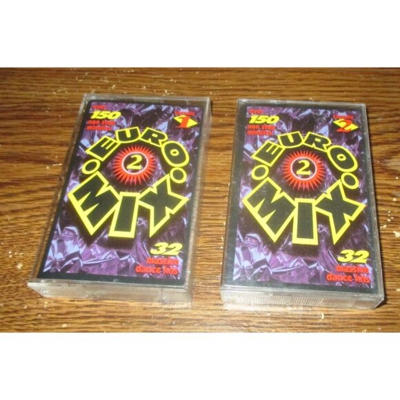 Euromix 2 (2 cassettes) on cassette (SPG Music, 1995) Rare!! - Picture 1 of 4